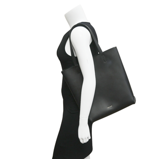 BOLVAINT | Elayne Black Leather Tote Bag