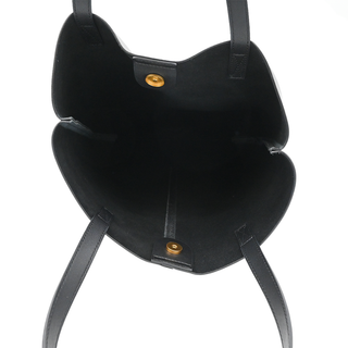 BOLVAINT | Elayne Black Leather Tote Bag