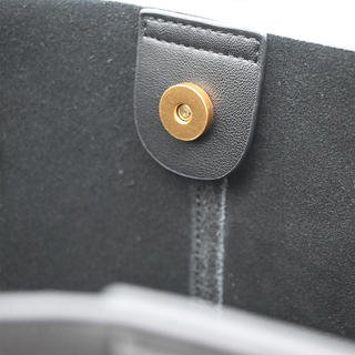 BOLVAINT | Elayne Black Leather Tote Bag
