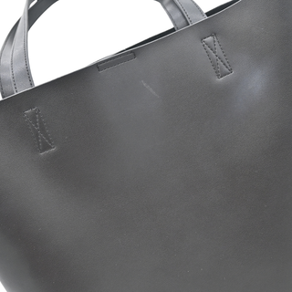 BOLVAINT | Elayne Black Leather Tote Bag