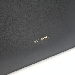 BOLVAINT | Elayne Black Leather Tote Bag