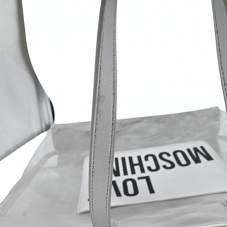 LOVE MOSCHINO | Silver Mesh Logo Tote Bag