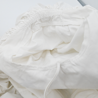 ALEXANDER MCQUEEN | White Papercut Print Midi Dress