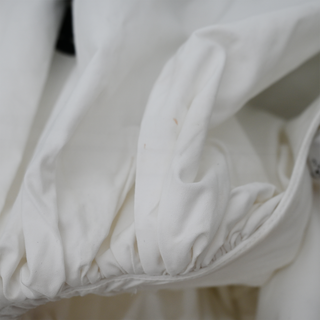 ALEXANDER MCQUEEN | White Papercut Print Midi Dress
