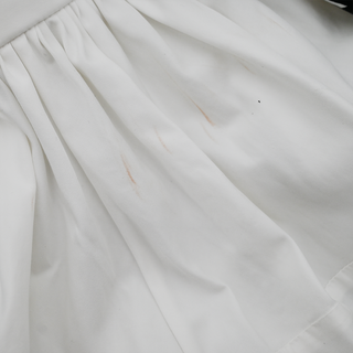 ALEXANDER MCQUEEN | White Papercut Print Midi Dress