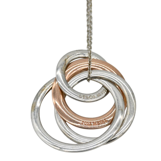 1837 Interlocking Circles Pendant Necklace