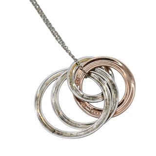 1837 Interlocking Circles Pendant Necklace