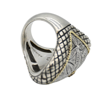 Flower Pave Diamond Cocktail Ring