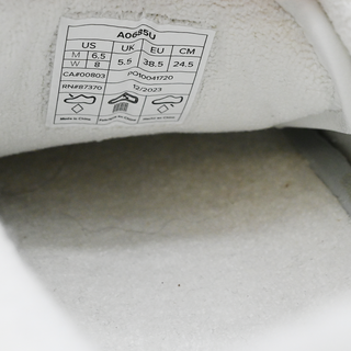 White Leather Low Top Sneakers