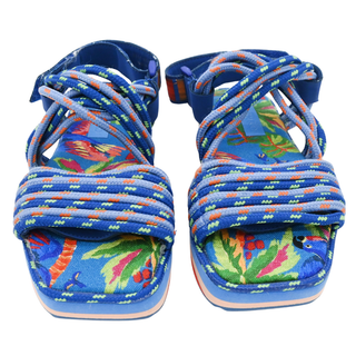 FARM RIO | Blue Multi-Strap Sandals