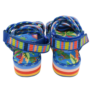Blue Multi-Strap Sandals