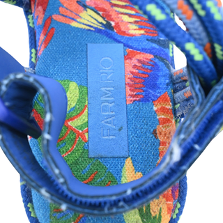 Blue Multi-Strap Sandals