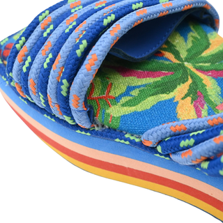 Blue Multi-Strap Sandals