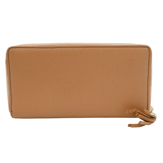 Brown Leather Soho Zip Around Wallet