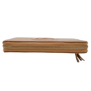 Brown Leather Soho Zip Around Wallet