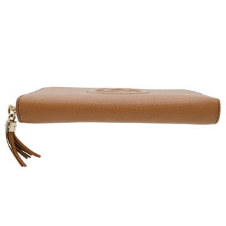 Brown Leather Soho Zip Around Wallet