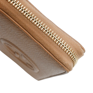 Brown Leather Soho Zip Around Wallet