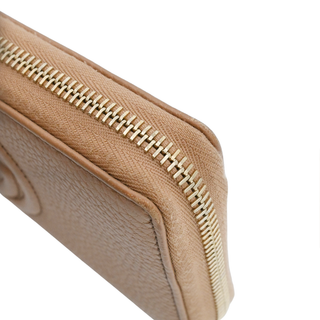 Brown Leather Soho Zip Around Wallet