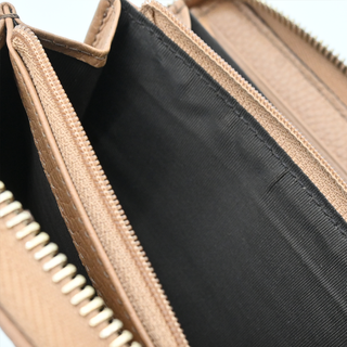 Brown Leather Soho Zip Around Wallet