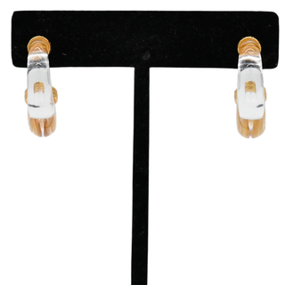 JULIE VOS | Marlowe Clear Small Statement Earrings