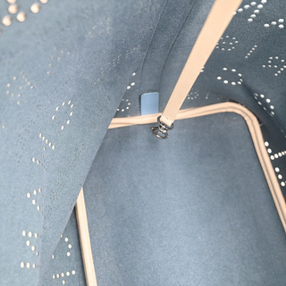 Ivory Perforated CC Leather Tote Bag