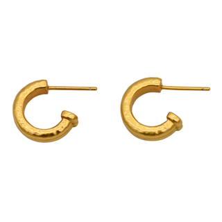 Palmetto Green Bonbon Hoop & Charm Earrings