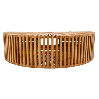 Half-Moon Bamboo Ark Clutch