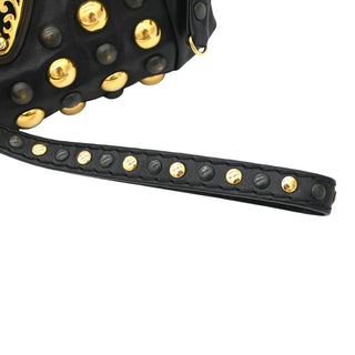 GUCCI | Studded Hysteria Black Leather Clutch