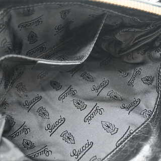 GUCCI | Studded Hysteria Black Leather Clutch