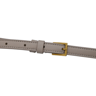 Beige Leather Lou Camera Crossbody Bag