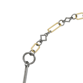 ARMENTA | Paperclip & Textured Link Necklace