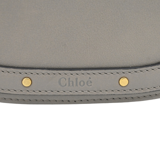 Gray Leather Nile Bracelet Crossbody Bag