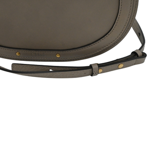 Gray Leather Nile Bracelet Crossbody Bag