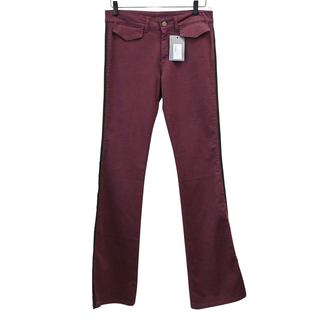 Plum Denim Flared Jeans