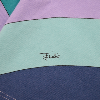 EMILIO PUCCI | Blue Cotton-Spandex Mini Skirt