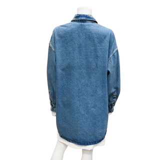 Denim Triangle Logo Jacket