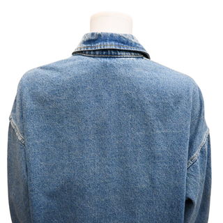 Denim Triangle Logo Jacket