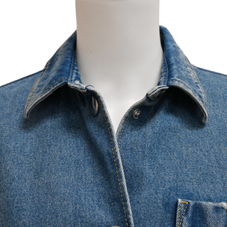 Denim Triangle Logo Jacket