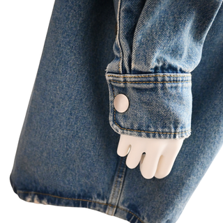 Denim Triangle Logo Jacket