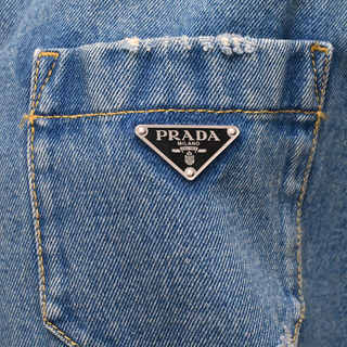 Denim Triangle Logo Jacket