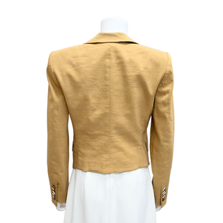 Diego Camel Cropped Dickey Jacket