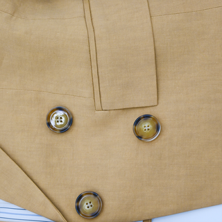 Diego Camel Cropped Dickey Jacket