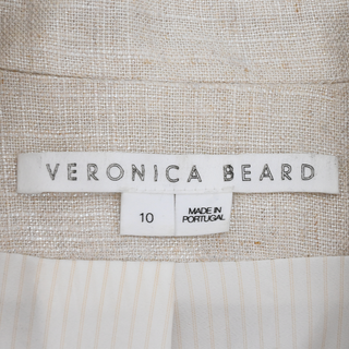 Baxley Beige Linen-Blend Vest