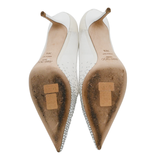 JIMMY CHOO | Crystal Rhinestone Mesh Pumps