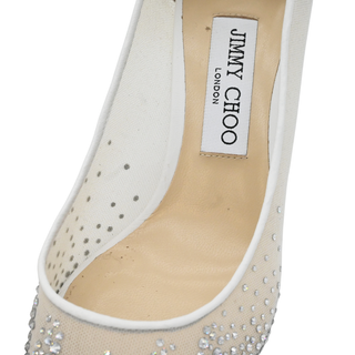 JIMMY CHOO | Crystal Rhinestone Mesh Pumps