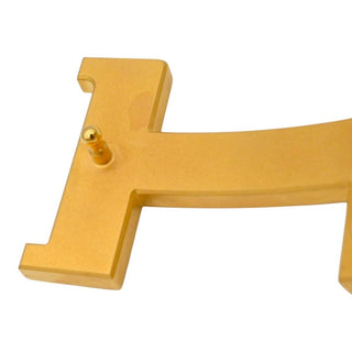 Gold 'H' Belt Buckle