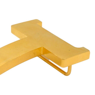 Gold 'H' Belt Buckle