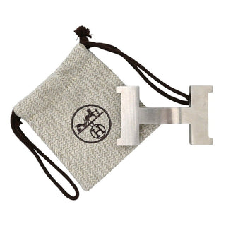 Silver 'H' Belt Buckle
