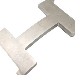 Silver 'H' Belt Buckle
