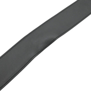 Black Embossed Leather Belt